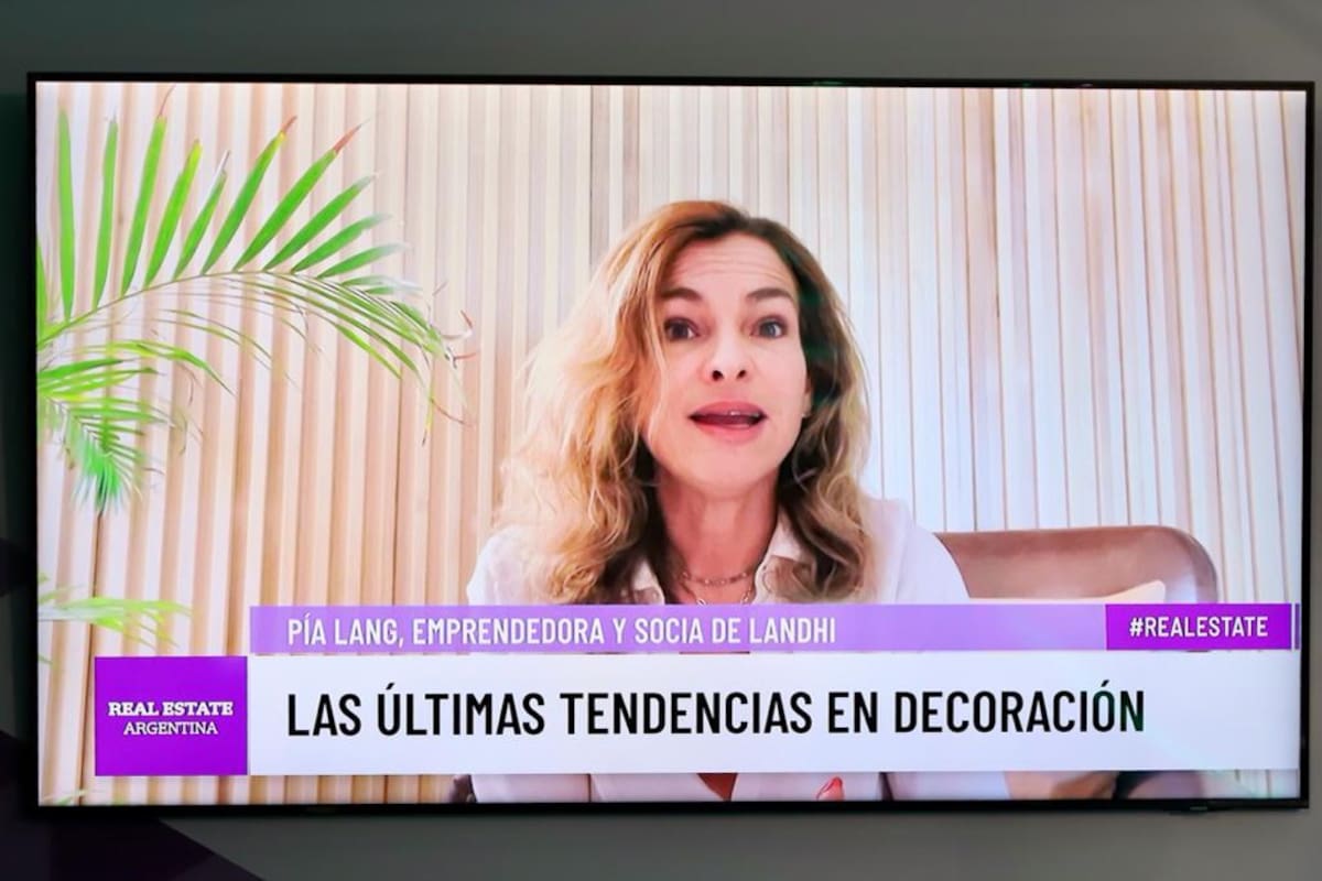 Pía Lang, emprendedora y socia de Landhi, la plataforma de diseño más grande de la región