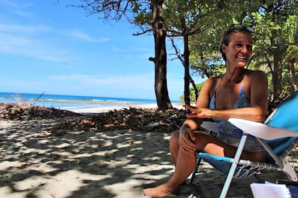 Pía Plant, porteña, de 53 años, es una de las primeras argentinas que se instaló en Santa Teresa