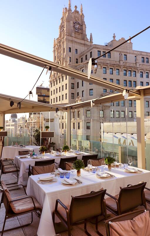 Picalagartos Sky Bar. La cocina, muy lograda, está a cargo del asturiano Manuel Berganza.