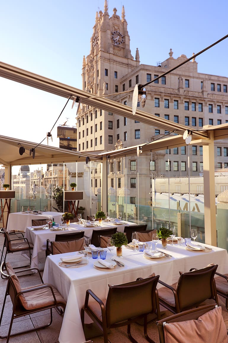 Picalagartos Sky Bar. La cocina, muy lograda, está a cargo del asturiano Manuel Berganza.