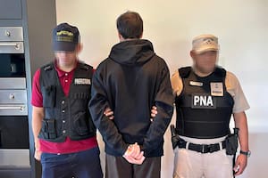 Piccirillo durante la detención