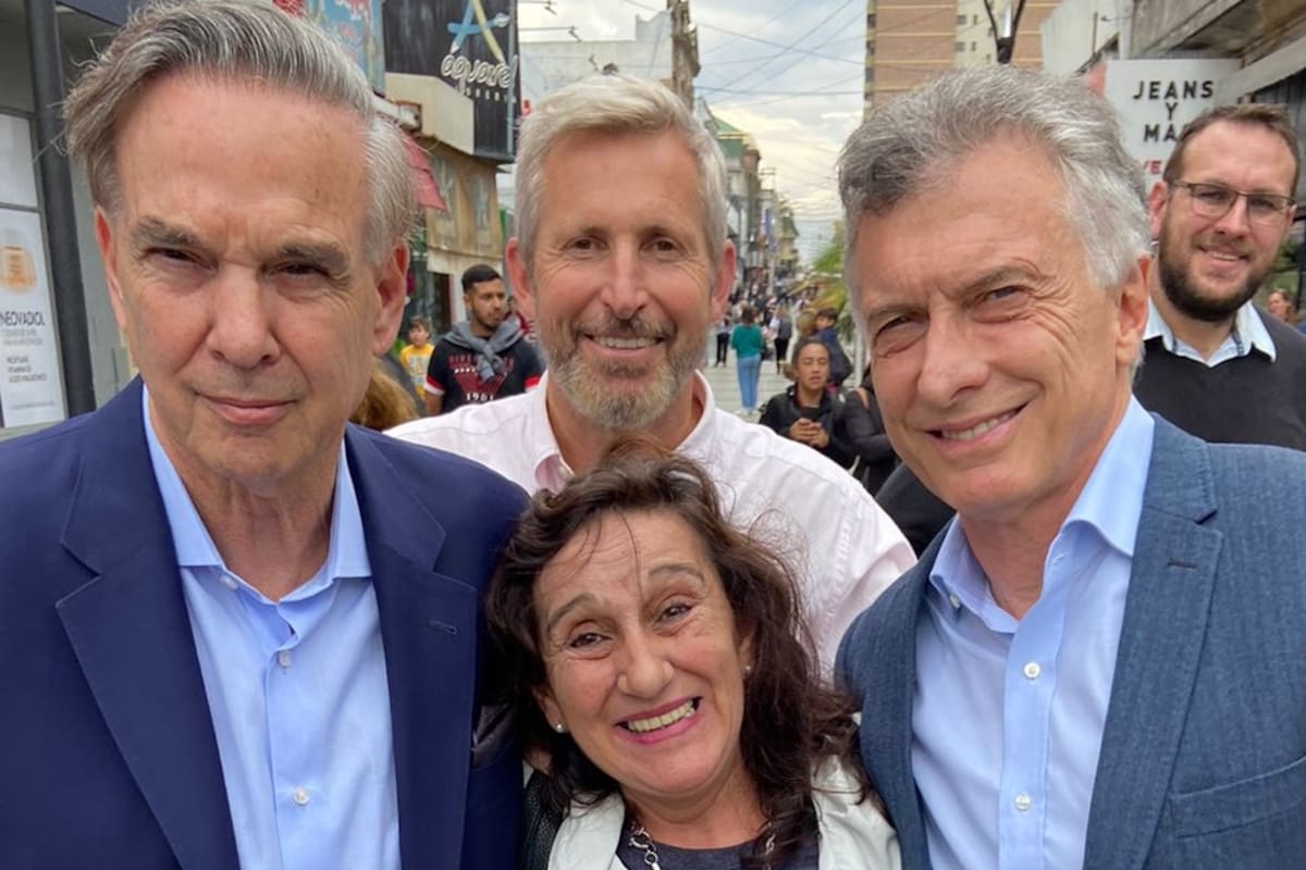 Pichetto, Frigerio y Macri, en Paraná