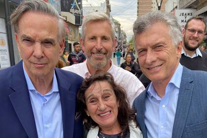 Pichetto, Frigerio y Macri, en Paraná
