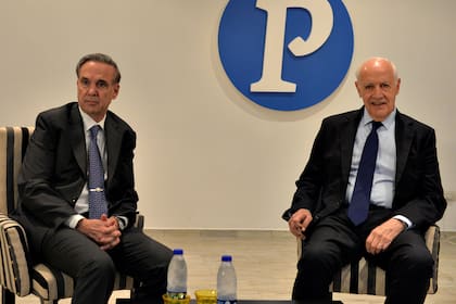 Miguel Pichetto junto a Roberto Lavagna