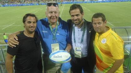 Pichot, Beaumont, Mufaref y Ramallo, unidos por el rugby