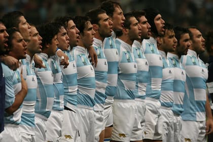 Pichot, con los Pumas en el Mundial 2007: el momento emotivo del Himno