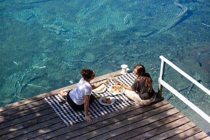 Picnic junto al lago