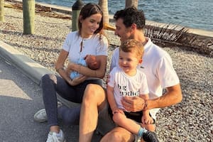 Pico Mónaco y Diana Arnopoulos presentaron a su segundo hijo, León