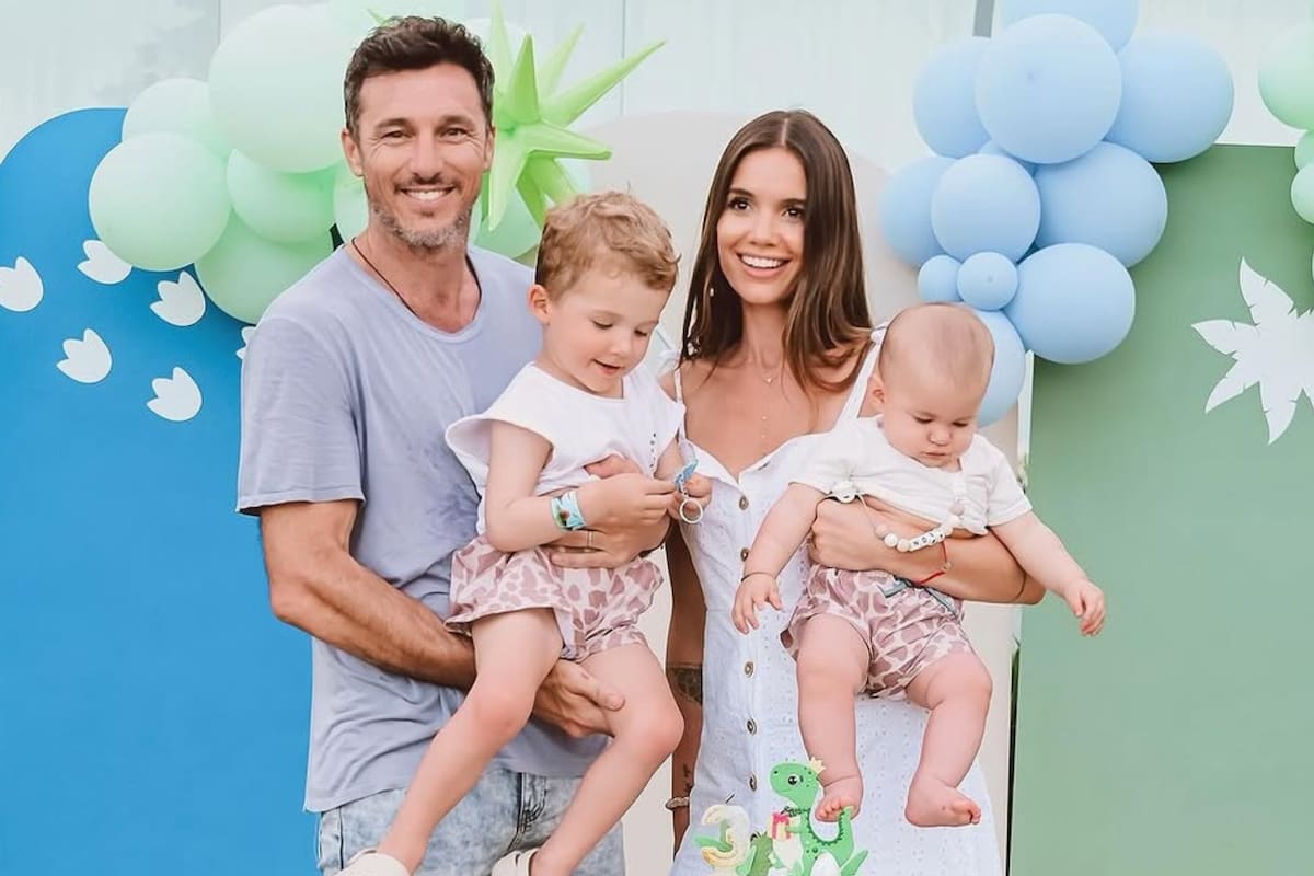 Pico Mónaco y su esposa Diana celebraron el cumpleaños de su hijo Noah en Tandil