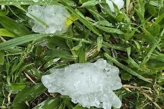 Cayó una fuerte granizada en varias localidades del norte bonaerense