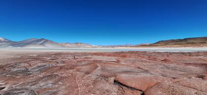 Piedras Rojas o Aguas Calientes Tres está a más de 4300 metros de altura en Chile