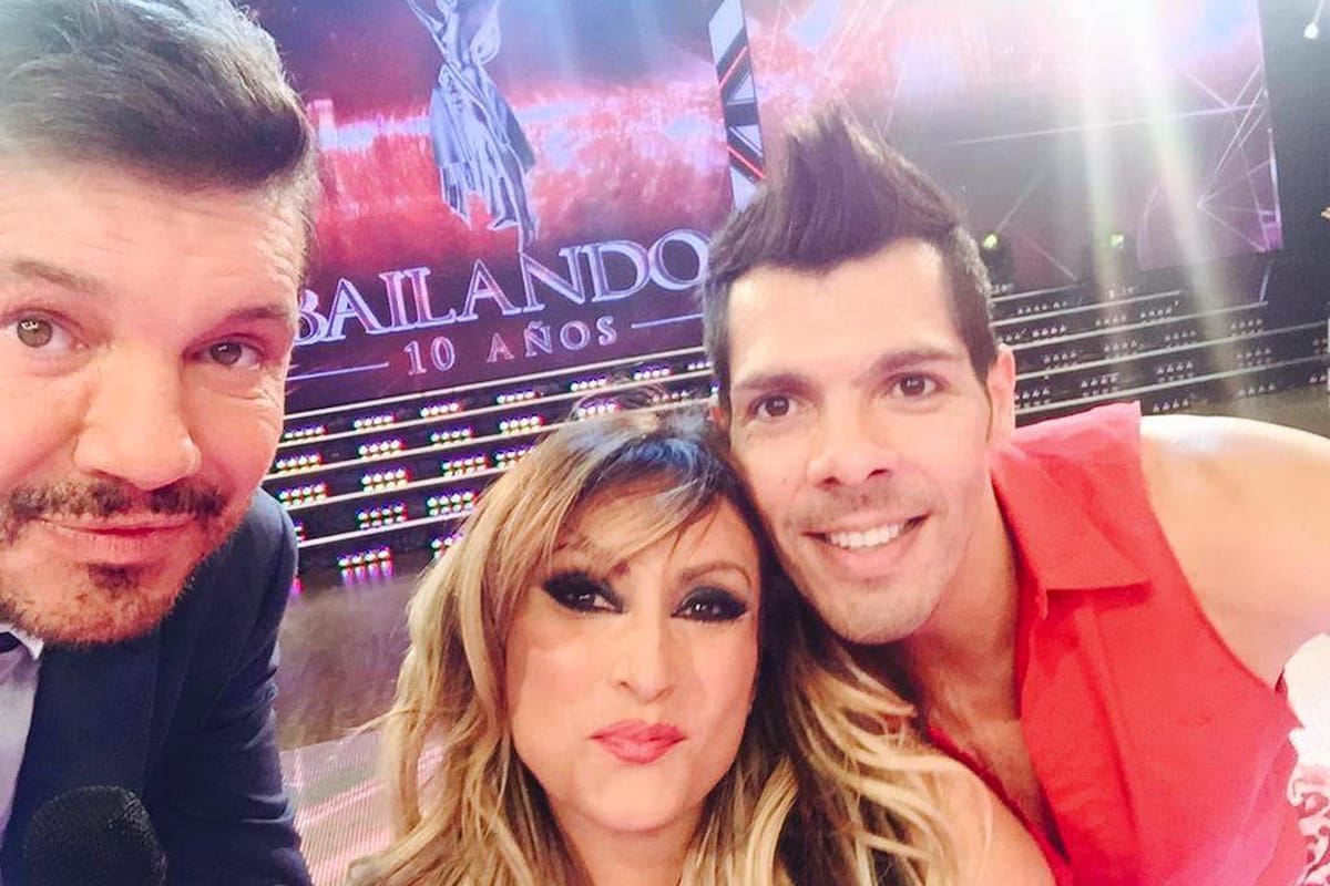 Pier Fritzsche junto a su famosa, Marcela Tauro, en el Bailando por un sueño de 2015