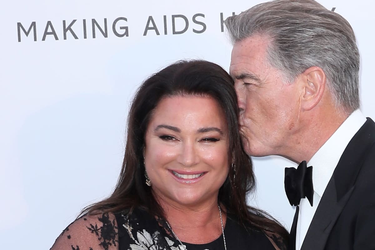 Pierce Brosnan y su amada mujer
