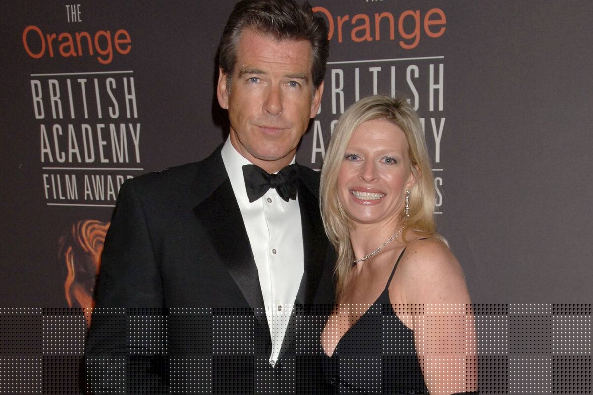 Pierce Brosnan y su hija Charlotte, quien murió a los