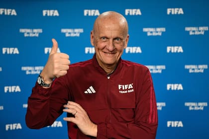 Pierluigi Collina, presidente de la Comisión de Árbitros de la FIFA