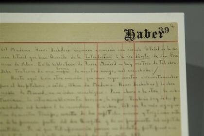 "Pierre Menard", en un libro de contabilidad