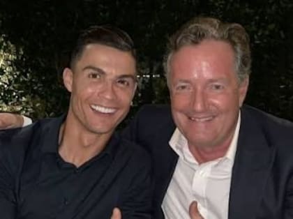 Piers Morgan mantiene una relación cercana con el futbolista Cristiano Ronaldo