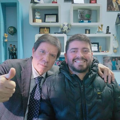 Pietro Puzone, excompañero de Maradona en Napoli, conoció a Diego Armando Maradona Sinagra en 2021