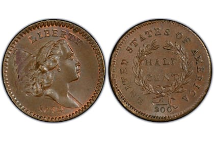 Pieza de medio centavo con "High Relief Head" establece nuevos estándares de valoración en mercado de monedas históricas estadounidenses