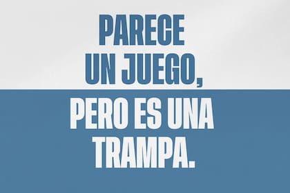 Pieza gráfica del Consejo Publicitario Argentino tendiente a generar conciencia sobre las estrategias que utilizan las plataformas de apuestas online para captar la atención de los más jóvenes