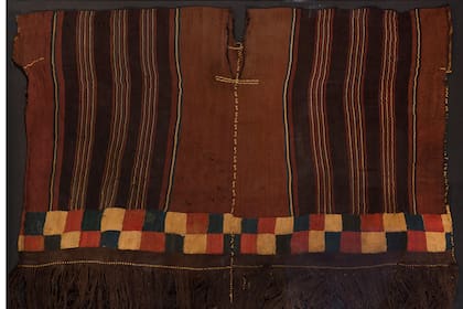 Uno de los textiles que se podrán apreciar ahora en el Museo Histórico Nacional