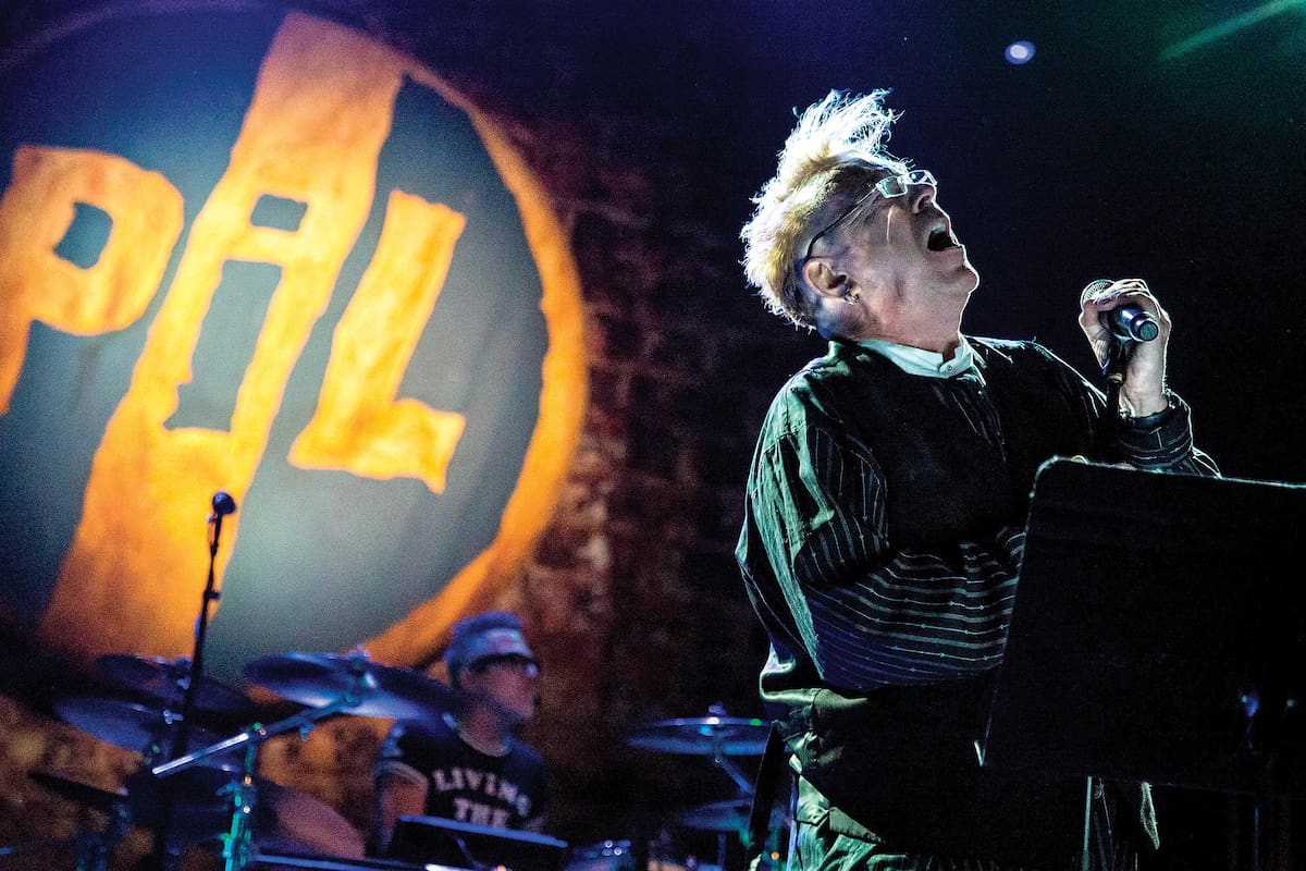 PiL en un show de la gira The Public Image is Rotten, en Dorset, junio de 2018. "Ni nos molestamos en decidir el setlist", dice Lydon. "Son las canciones que nos gusta tocar."
