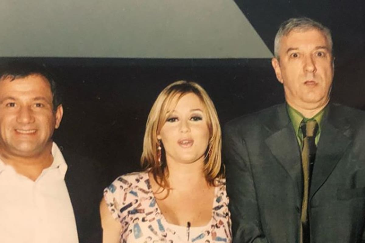 Pilar Smith junto a Mauro Viale, en una de las fotos retro que compartió la periodista