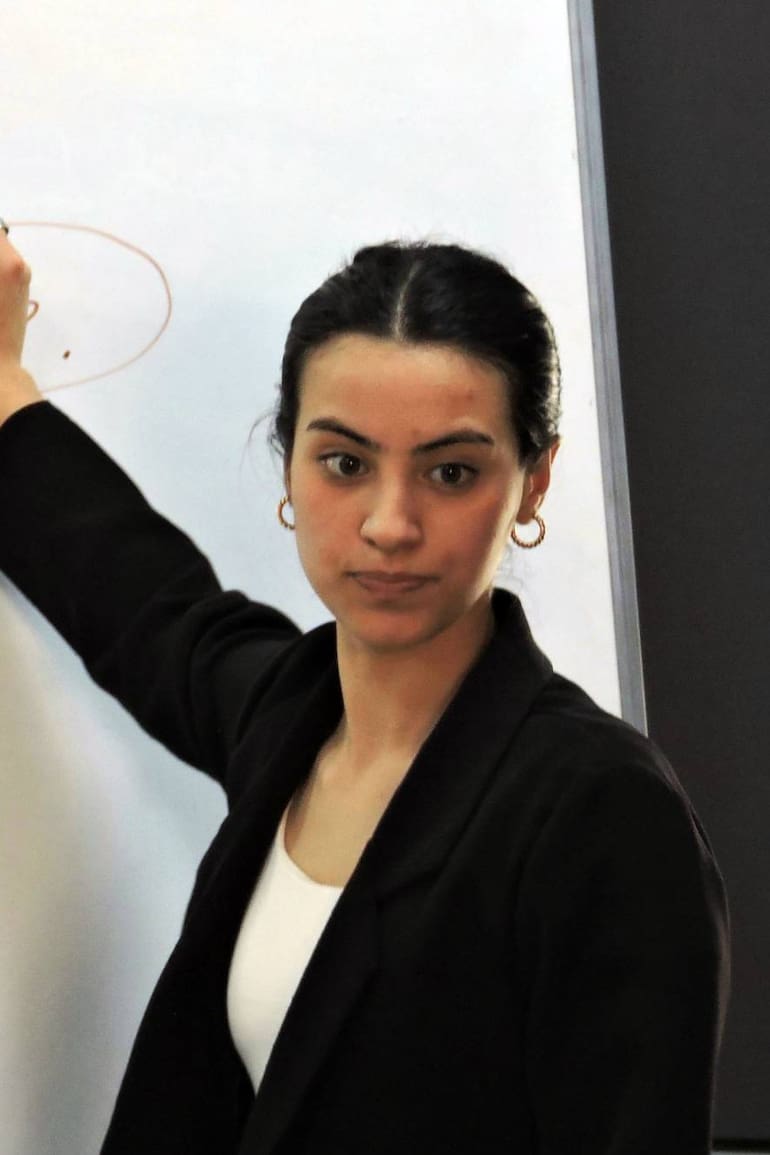 Pilar Urbina, campeona argentina de oratoria.