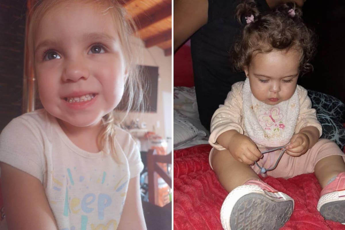 Pilar y Delfina Hecker, las hermanitas desaparecidas desde el último viernes durante el temporal en Bahía Blanca