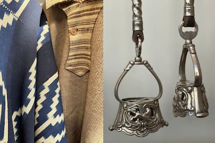 Pilchas y espuelas en el Museo Gaucho de la Exposición Rural de Palermo