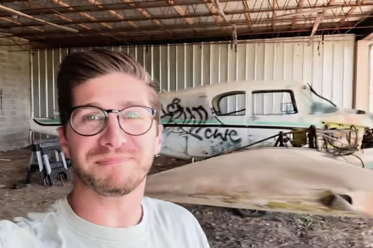 Piloto descubre un aeropuerto abandonado en un acantilado de Carolina del Norte (Captura de pantalla Youtube Fly me to the fun)