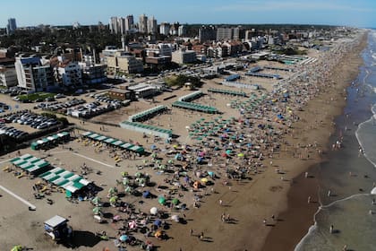 Pinamar desde el aire: la segunda quincena fue muy buena