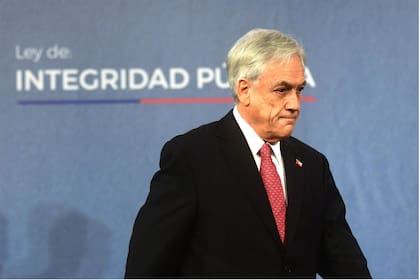 Piñera, hoy, al presentar el proyecto