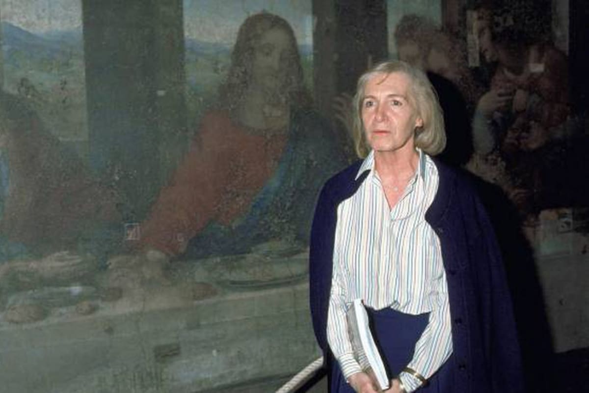 Pinin Brambilla fue conocida por haber realizado "la restauración del siglo" en la obra La última cena de Leonardo Da Vinci