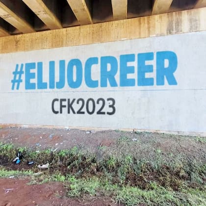 Pintada callejera en la provincia de Misiones