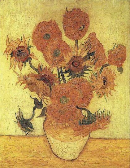 Pintada entre noviembre y diciembre de1888, cuando Van Gogh vivió con Gauguin, los colores de la versión de Tokio son como los de Londres, aunque las pinceladas y tonos los hacen ligeramente diferentes