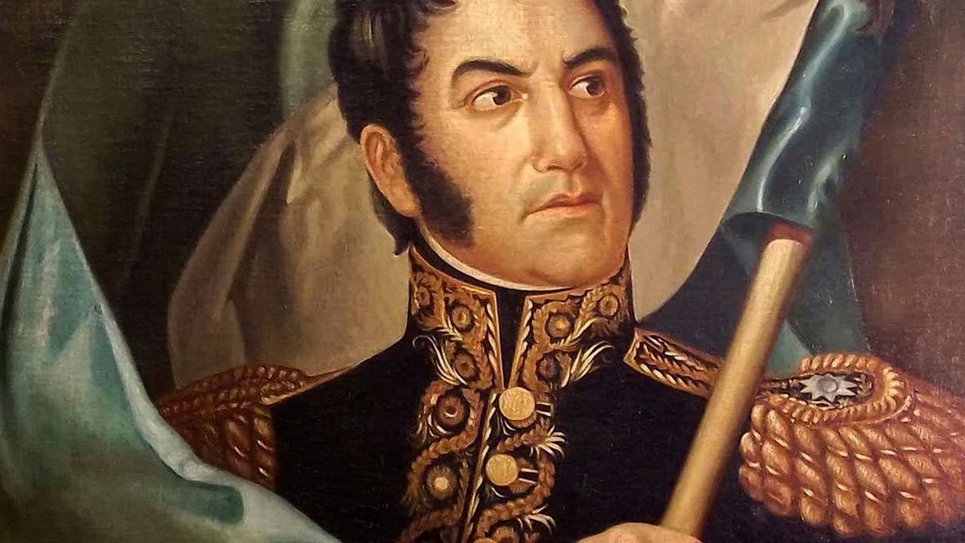 Pintura de Don José de San Martín.