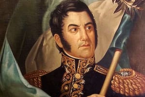 Pintura de Don José de San Martín.