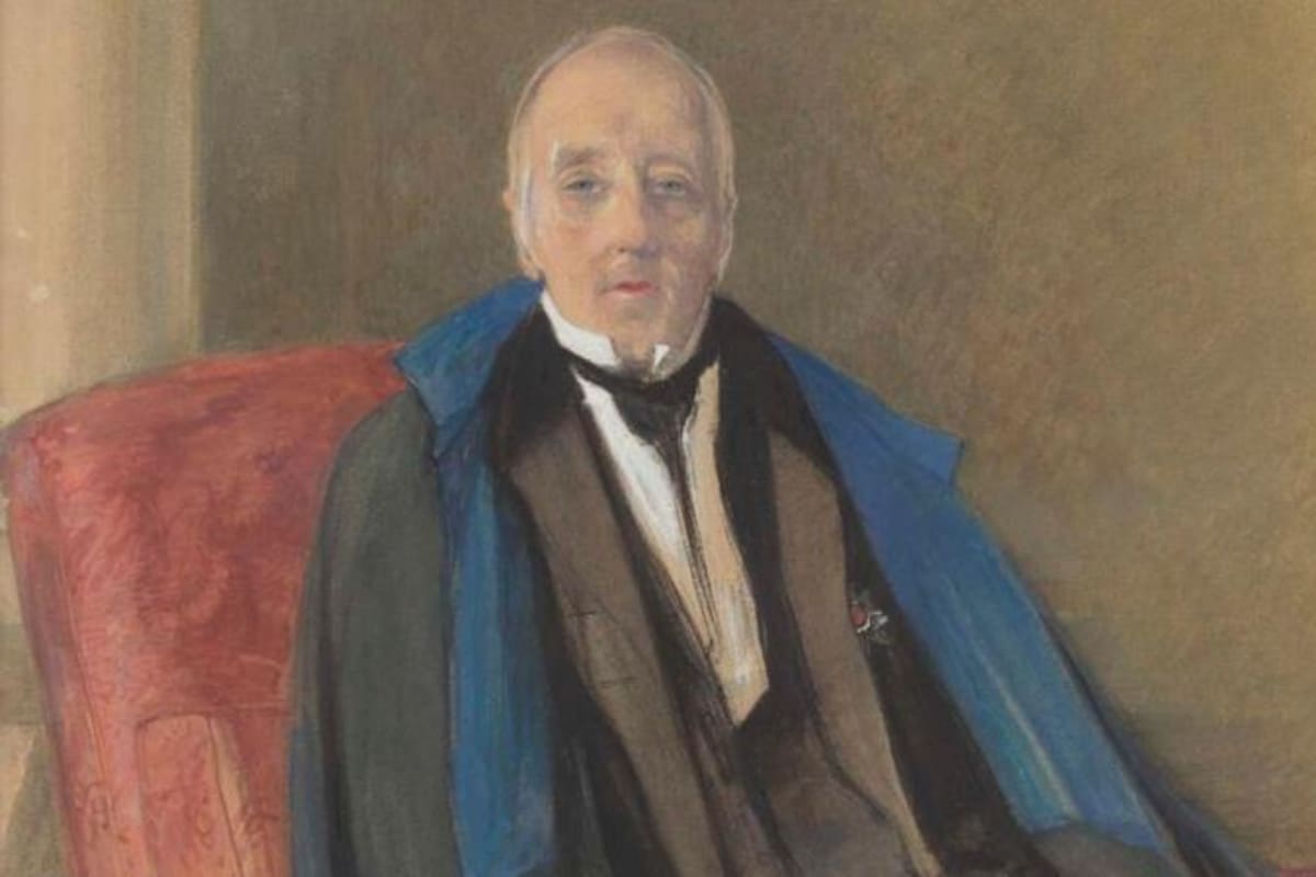 Pintura "John, primer vizconde Ponsonby (c. 1770-1855), embajador en Viena entre 1846 y 1850", de John Frederick Lewis
