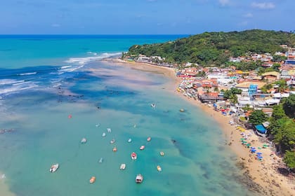 Pipa, la localidad más conocida de la zona, con diferentes playas para elegir y un ritmo de vida que invita a relajarse