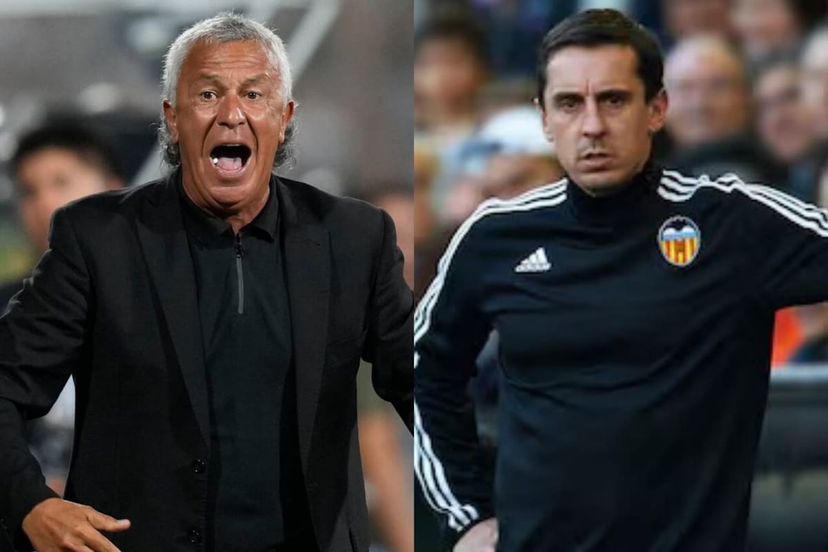 Pipo Gorosito le salió al cruce a Gary Neville