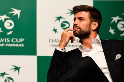 Piqué defendió su Copa Davis durante una conferencia de prensa en Madrid