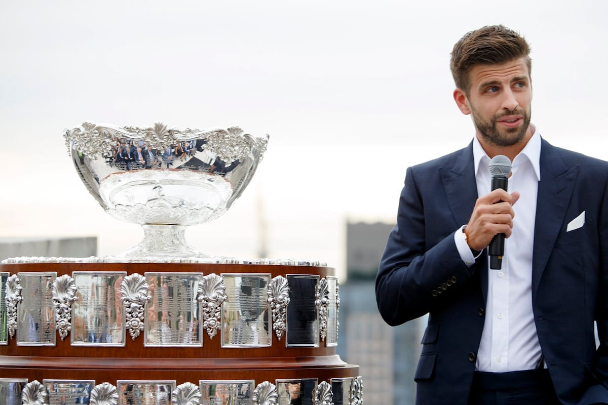 Pique en la presentación de la Copa Davis en New York