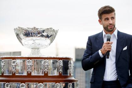 Pique en la presentación de la Copa Davis en New York