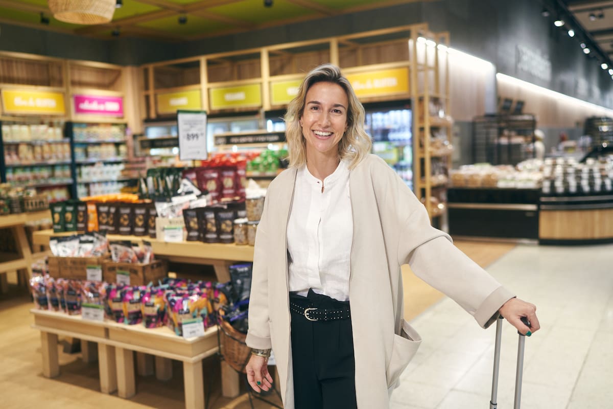 Piqui Mendez en Viví Saludable, espacio ideado por Jumbo.