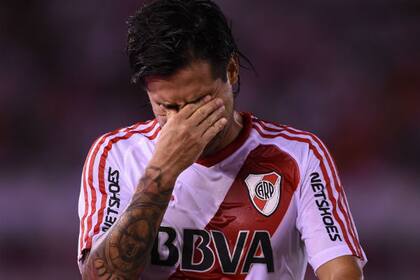 Pisculichi, al salir expulsado ante Godoy Cruz