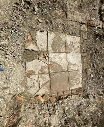Piso de la piscina romana: sorprende su nivel de cuidado pese al paso de los años