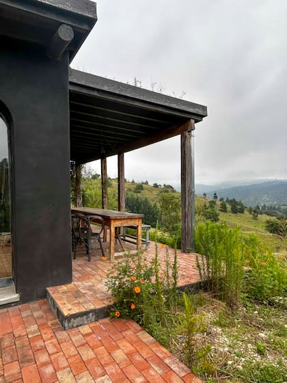 Piso exterior de ladrillo cocido
