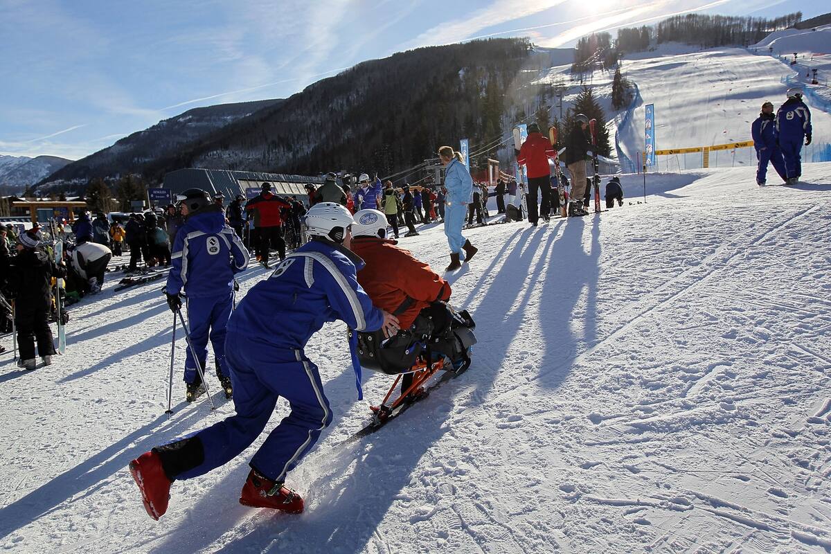 Pista de ski en Colorado, Estados Unidos