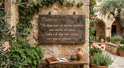 Pitágoras y una frase célebre que en la actualidad cobra aún más vigencia (Foto: Ilustrativa IA)